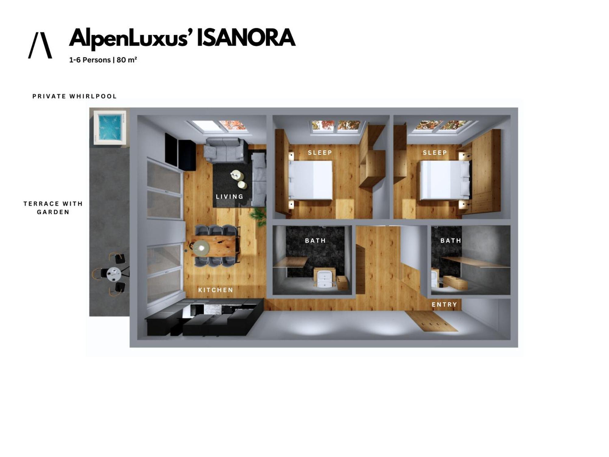 Isanora - Garden & Private Whirlpool By Alpenluxus Appartements Fügen Buitenkant foto